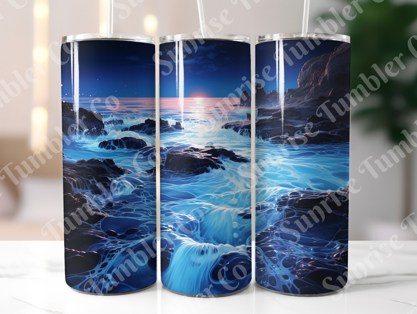 Moon Variety - 20 oz and 30 oz Tumblers (Glow In The Dark Option Available)