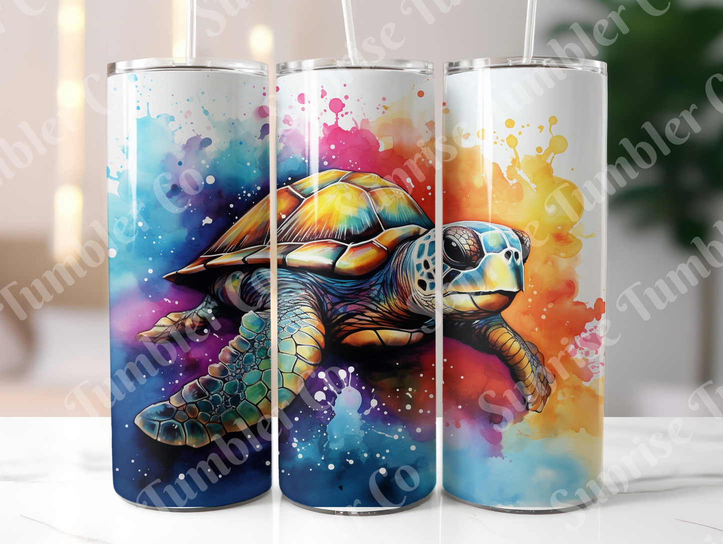 Sea Turtle Variety Part 1 - 20oz and 30oz Tumblers (Glow In The Dark Green And Blue Available)