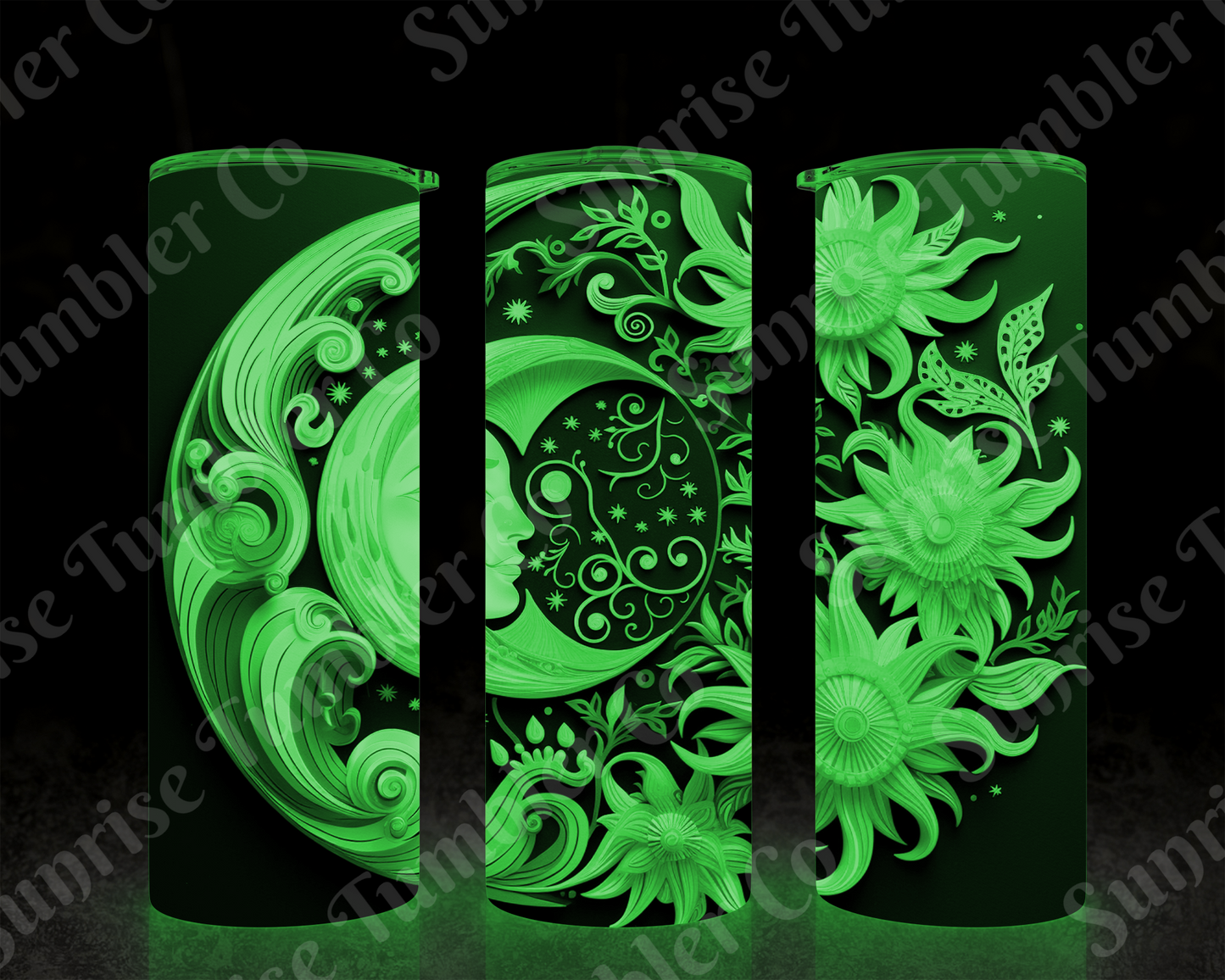 Moon Variety - 20 oz and 30 oz Tumblers (Glow In The Dark Option Available)