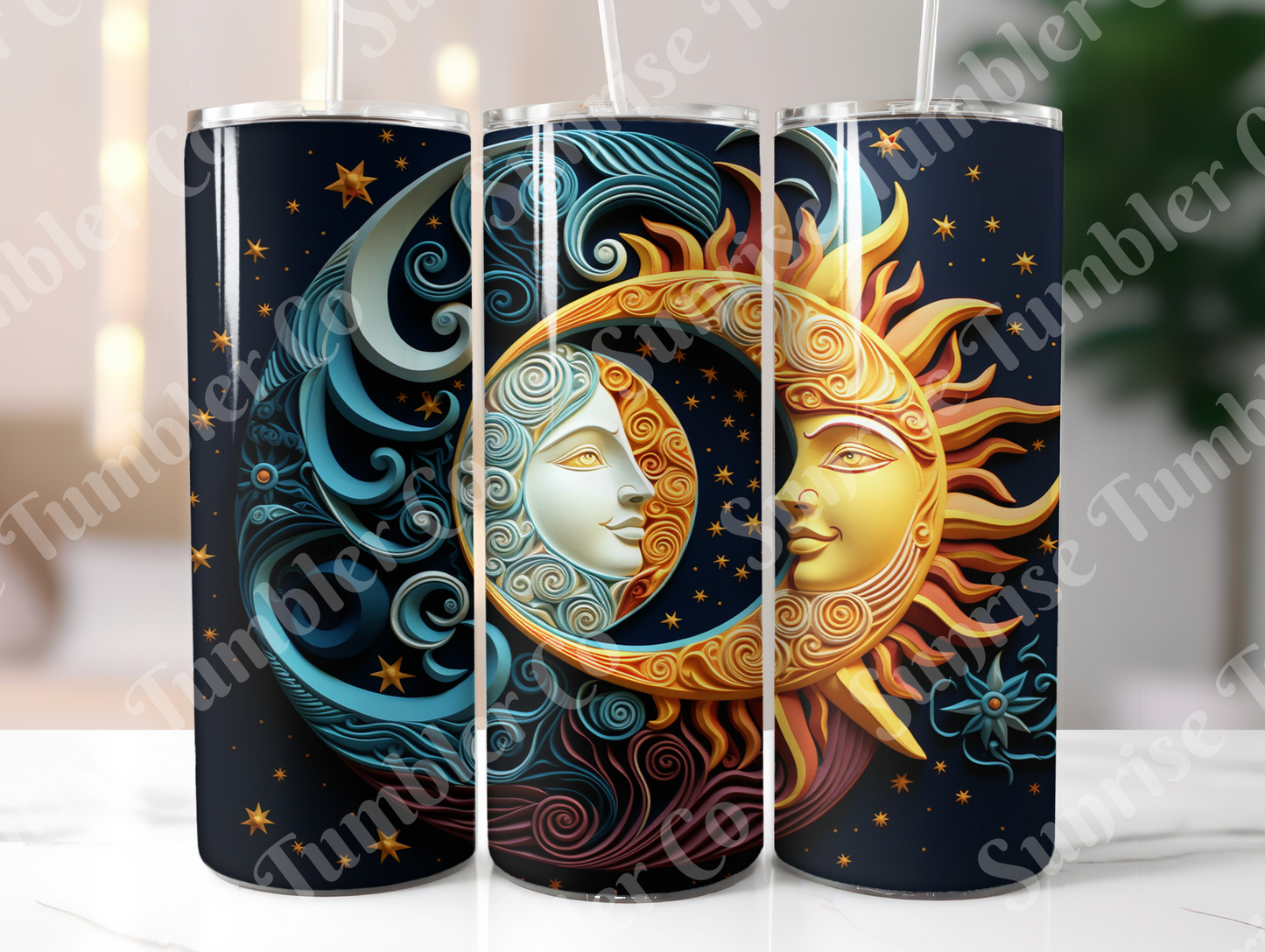 Moon Variety - 20 oz and 30 oz Tumblers (Glow In The Dark Option Available)