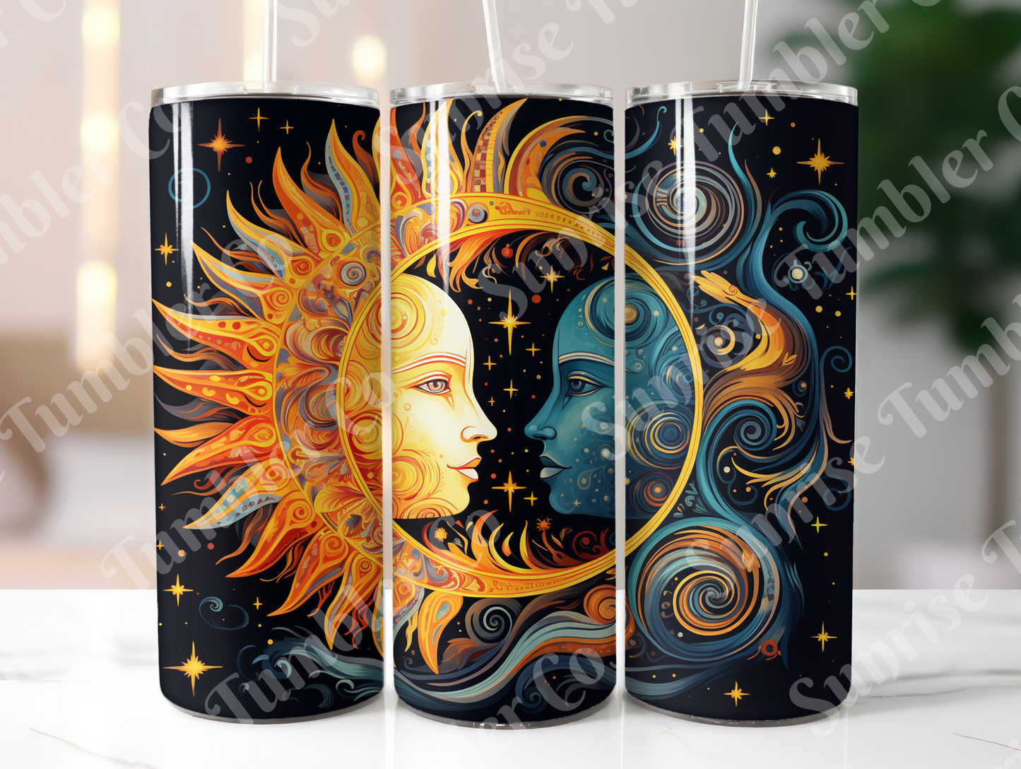 Moon Variety - 20 oz and 30 oz Tumblers (Glow In The Dark Option Available)