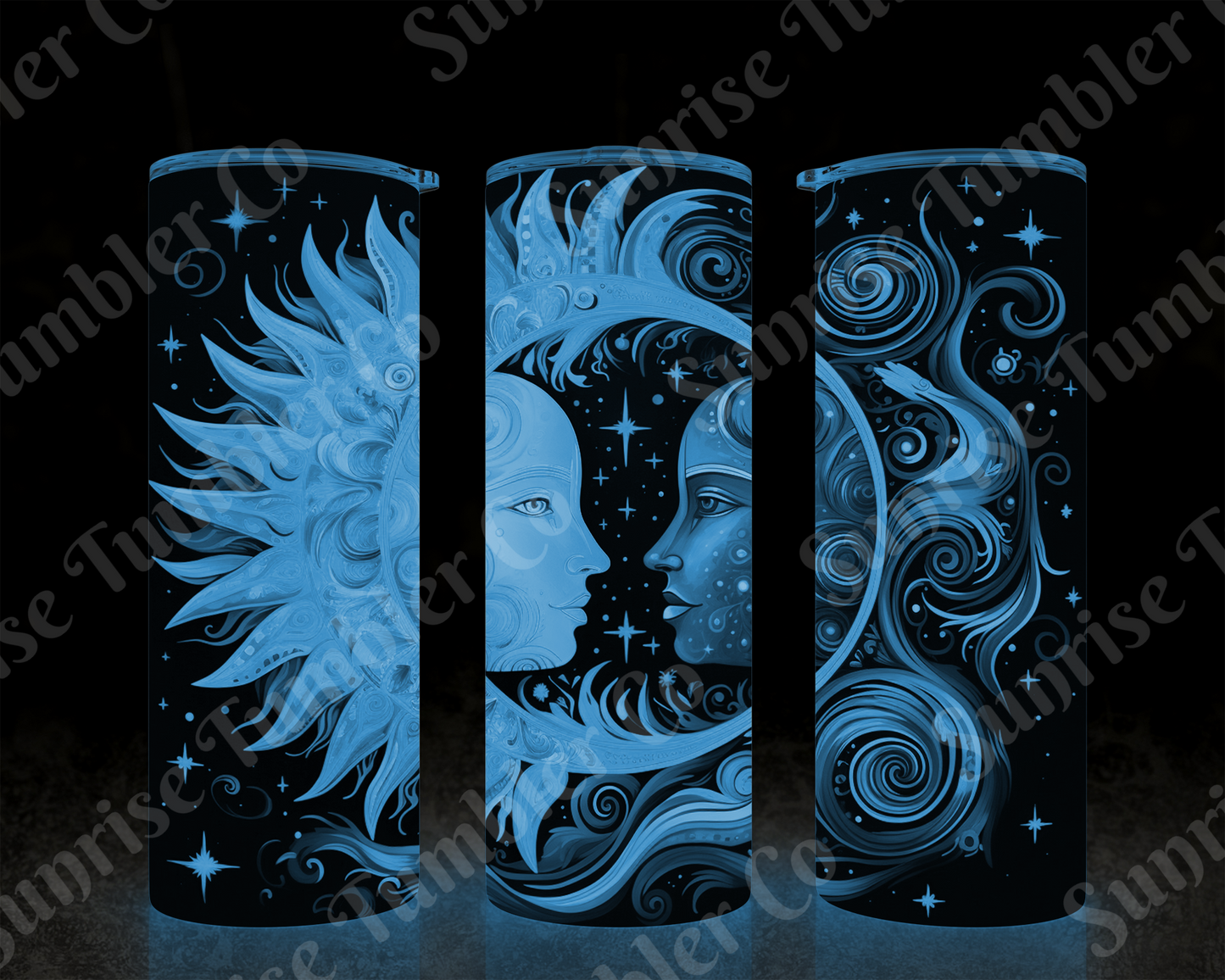 Moon Variety - 20 oz and 30 oz Tumblers (Glow In The Dark Option Available)