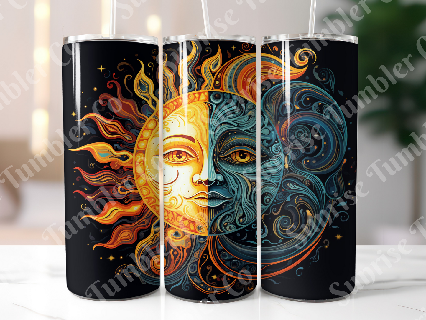 Moon Variety - 20 oz and 30 oz Tumblers (Glow In The Dark Option Available)