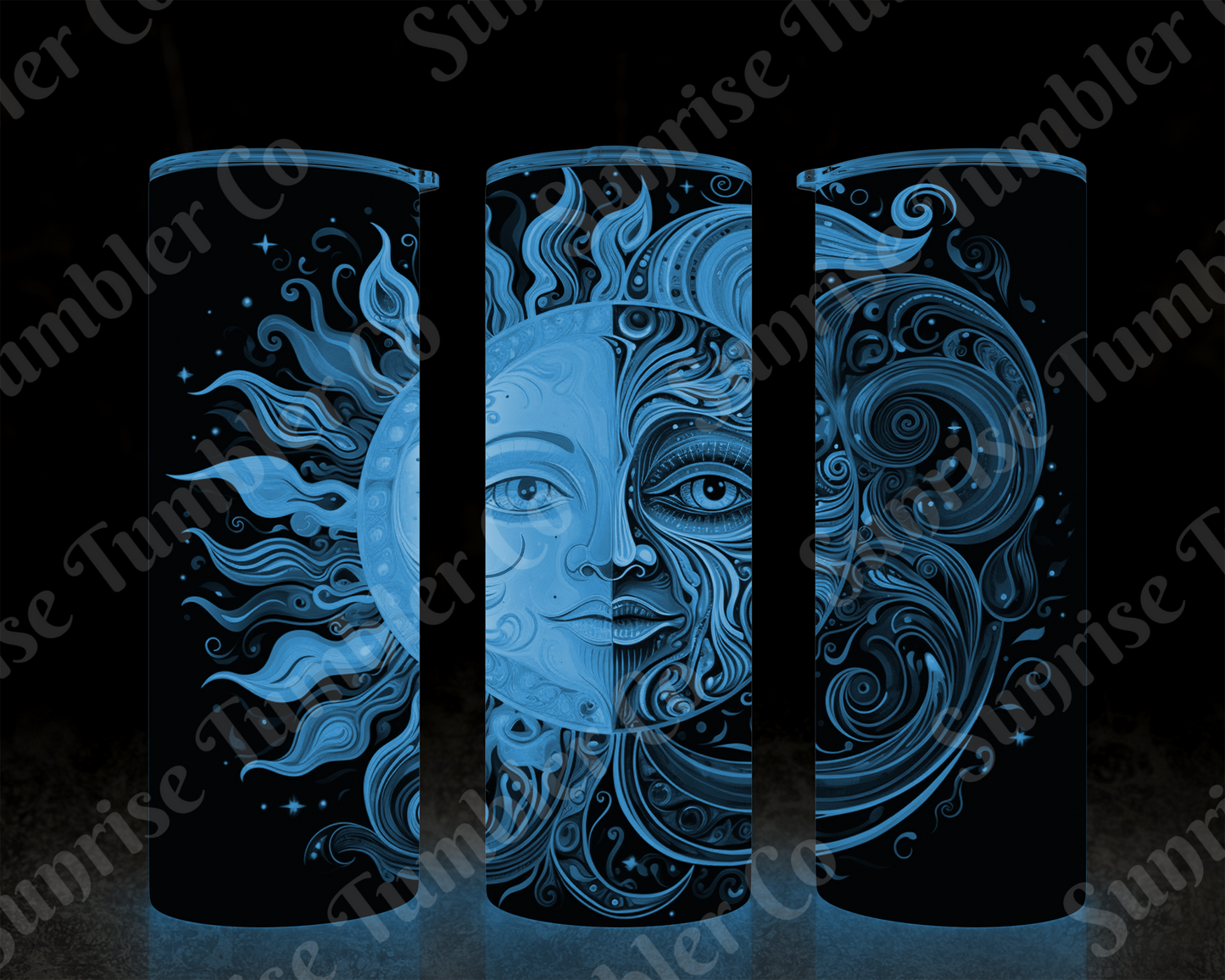 Moon Variety - 20 oz and 30 oz Tumblers (Glow In The Dark Option Available)