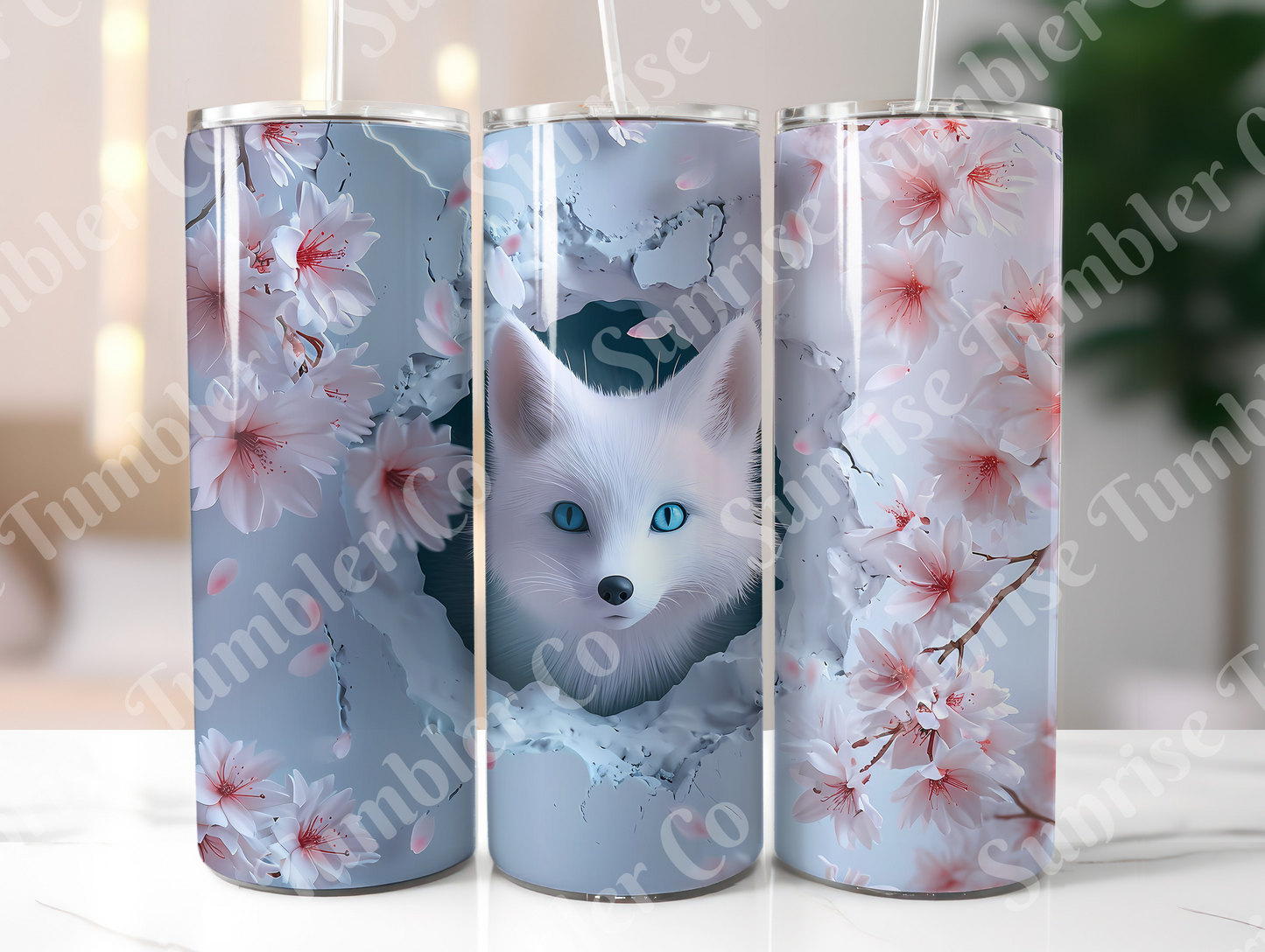 Fox Variety - 20 oz and 30 oz Tumbler (Glow In The Dark Option Available)