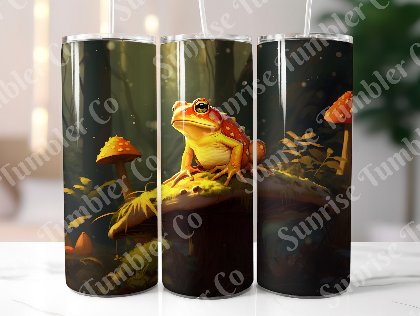 Frog Variety Part 2 - 20oz and 30oz Tumblers (Glow In The Dark Green And Blue Available)