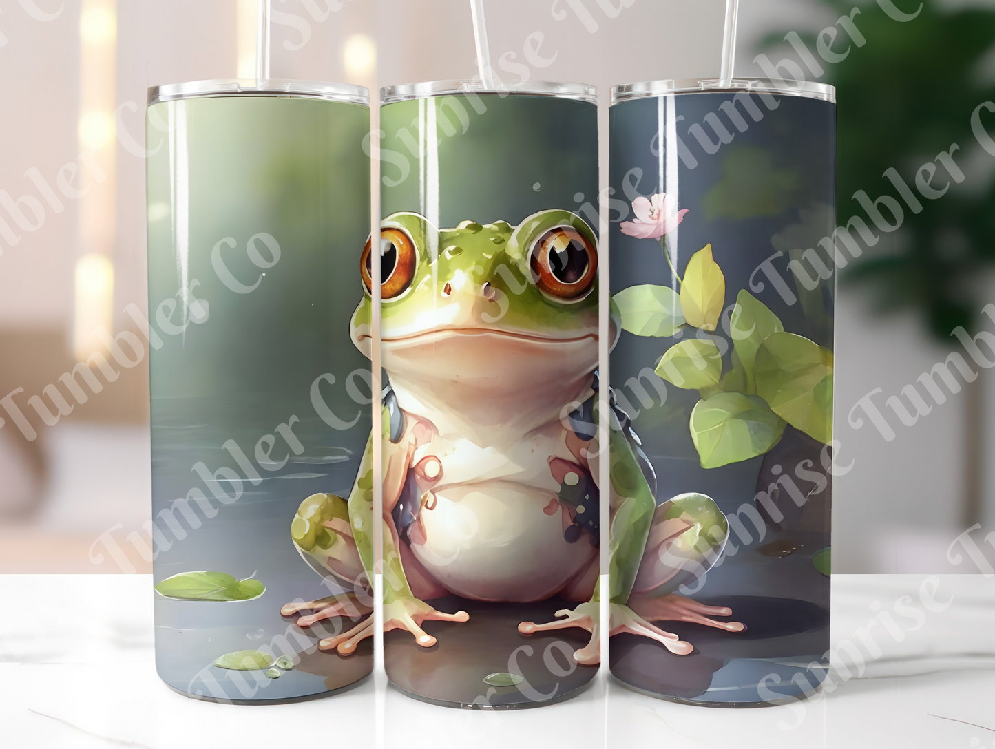Frog Variety Part 2 - 20oz and 30oz Tumblers (Glow In The Dark Green And Blue Available)