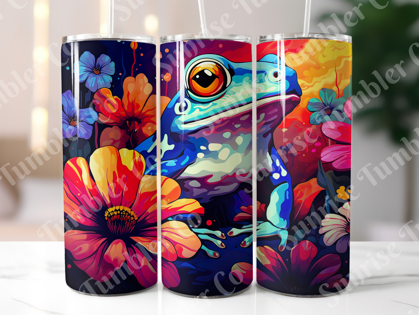 Frog Variety Part 2 - 20oz and 30oz Tumblers (Glow In The Dark Green And Blue Available)