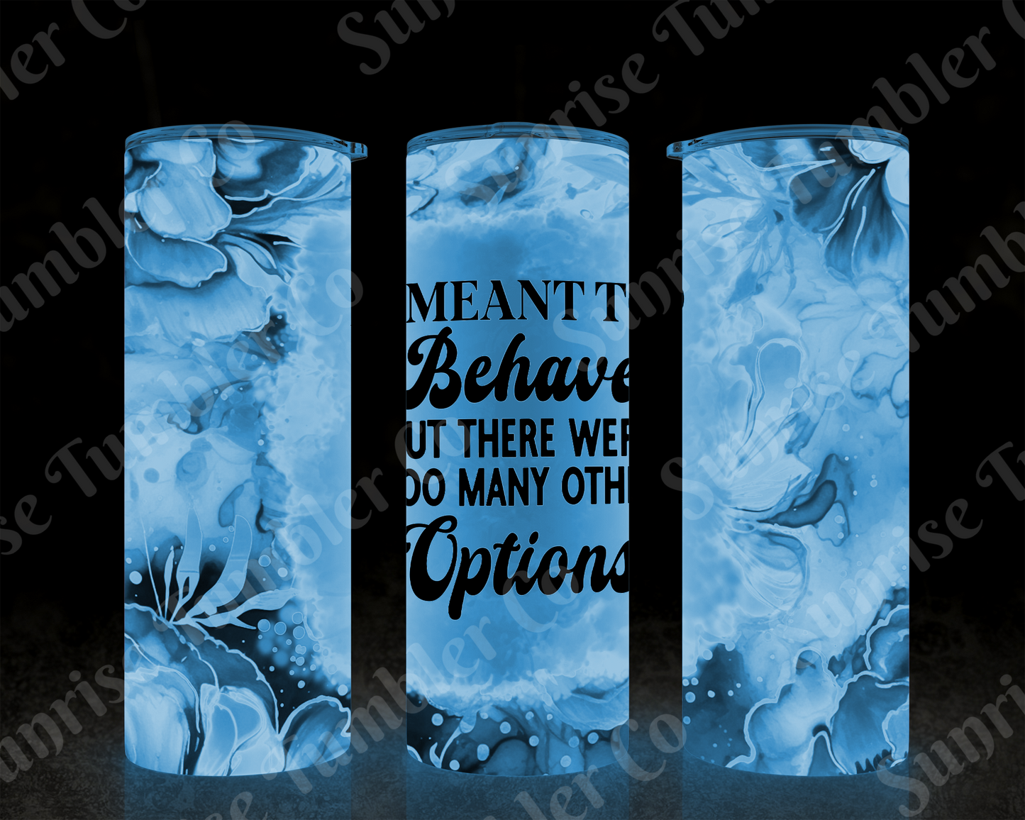 Sarcastic Sayings Variety Part 4 - 20oz or 30 oz Tumblers (Glow in The Dark Option Available)