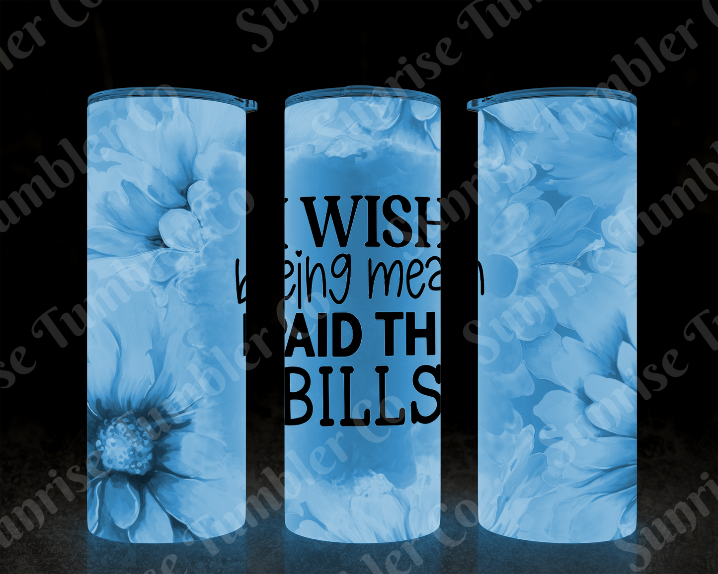 Sarcastic Sayings Variety Part 4 - 20oz or 30 oz Tumblers (Glow in The Dark Option Available)