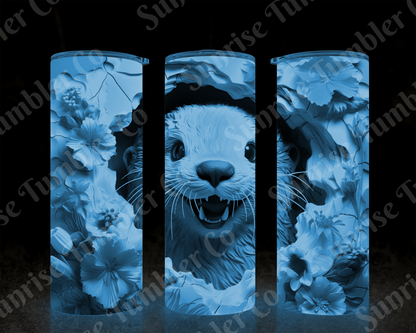 Otter Variety - 20 oz and 30 oz Tumbler (Glow In The Dark Option Available)
