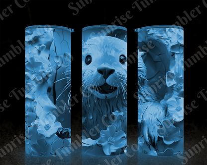 Otter Variety - 20 oz and 30 oz Tumbler (Glow In The Dark Option Available)