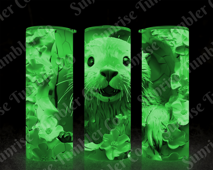 Otter Variety - 20 oz and 30 oz Tumbler (Glow In The Dark Option Available)