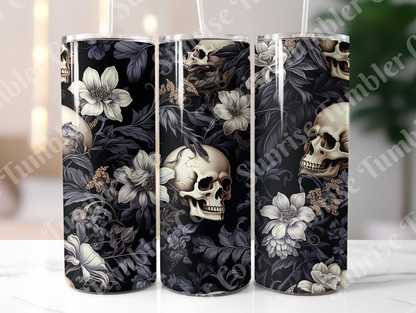 Skulls Variety Part 1 - 20 oz and 30 oz Tumbler (Glow In The Dark Option Available)