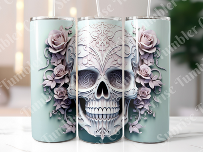 Skulls Variety Part 1 - 20 oz and 30 oz Tumbler (Glow In The Dark Option Available)