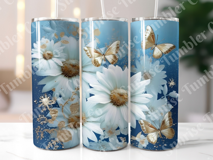 Butterflies Variety Part 1 - 20 oz and 30 oz Tumblers (Glow In The Dark Available)