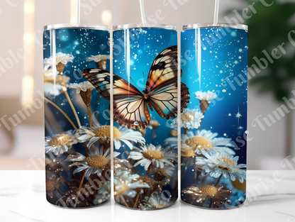 Butterflies Variety Part 1 - 20 oz and 30 oz Tumblers (Glow In The Dark Available)