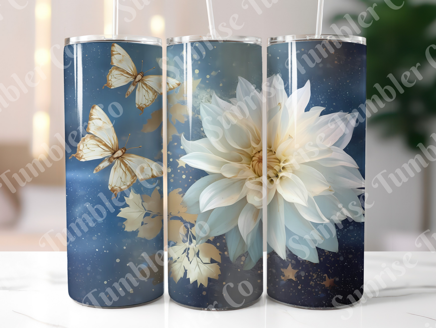 Butterflies Variety Part 1 - 20 oz and 30 oz Tumblers (Glow In The Dark Available)