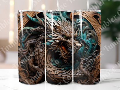 Dragon Variety Part 1 - 20oz and 30oz Tumblers (Glow In The Dark Green And Blue Available)