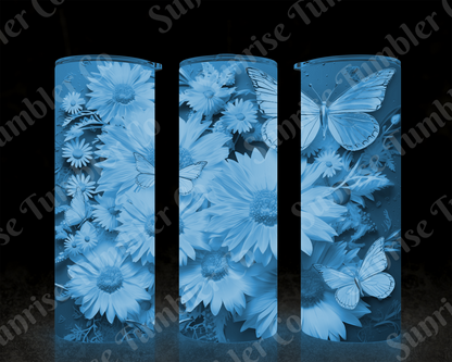 Butterflies Variety Part 1 - 20 oz and 30 oz Tumblers (Glow In The Dark Available)