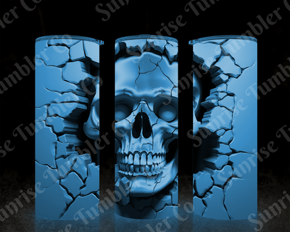 Skulls Variety Part 1 - 20 oz and 30 oz Tumbler (Glow In The Dark Option Available)