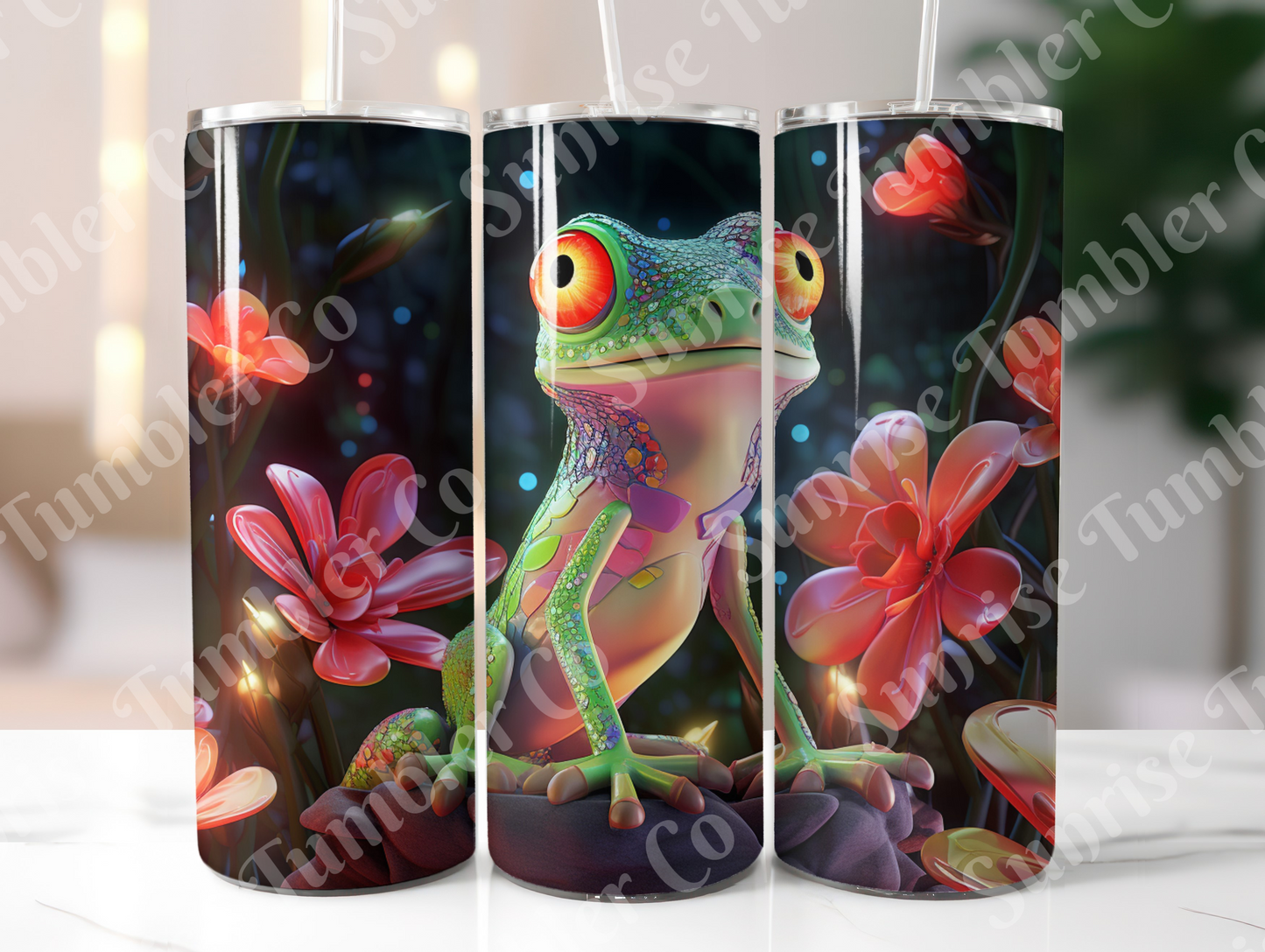 Frog Variety Part 1 - 20oz and 30oz Tumblers (Glow In The Dark Green And Blue Available)