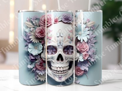 Skulls Variety Part 1 - 20 oz and 30 oz Tumbler (Glow In The Dark Option Available)