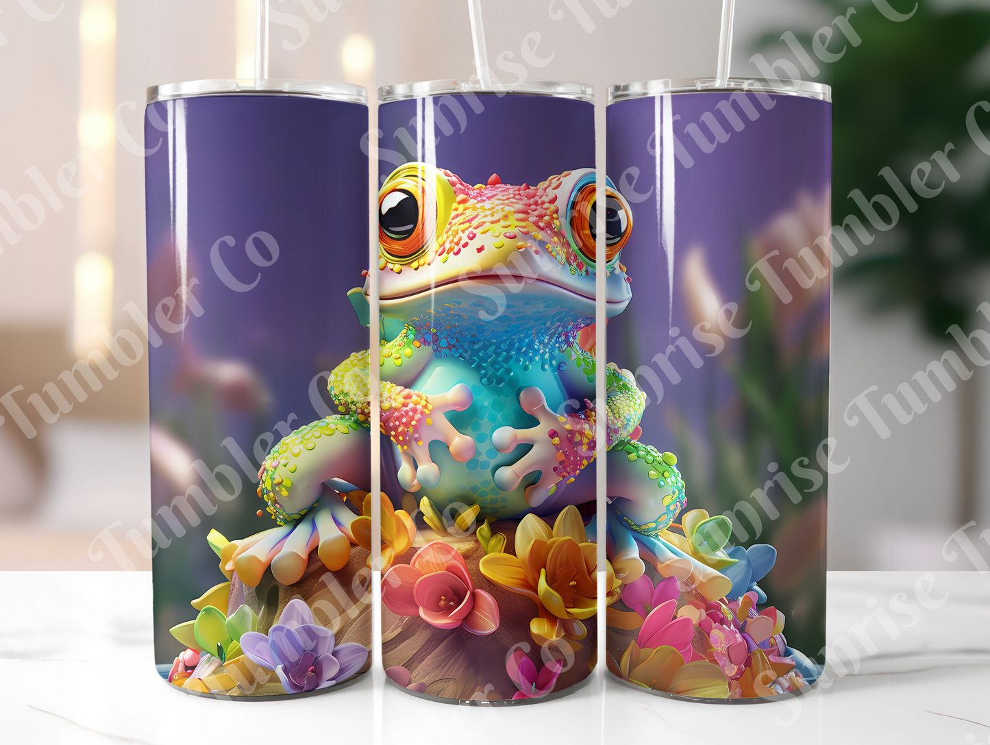 Frog Variety Part 1 - 20oz and 30oz Tumblers (Glow In The Dark Green And Blue Available)