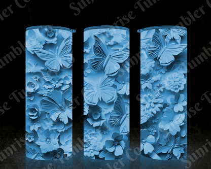 Butterflies Variety Part 1 - 20 oz and 30 oz Tumblers (Glow In The Dark Available)