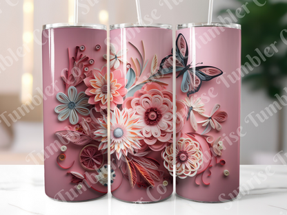 Butterflies Variety Part 1 - 20 oz and 30 oz Tumblers (Glow In The Dark Available)