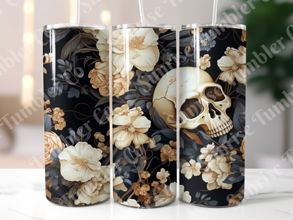 Skulls Variety Part 1 - 20 oz and 30 oz Tumbler (Glow In The Dark Option Available)