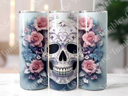 Skulls Variety Part 1 - 20 oz and 30 oz Tumbler (Glow In The Dark Option Available)