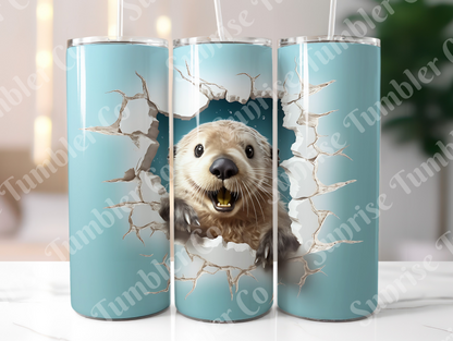 Otter Variety - 20 oz and 30 oz Tumbler (Glow In The Dark Option Available)