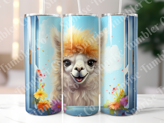 Alpaca Variety- 20oz and 30oz Tumblers (Glow In The Dark Green And Blue Available)