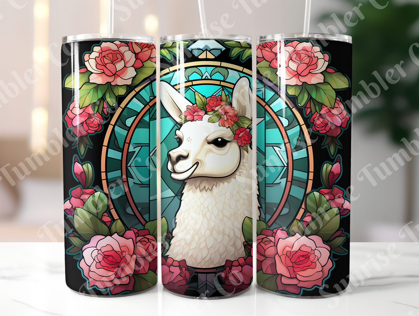 Alpaca Variety- 20oz and 30oz Tumblers (Glow In The Dark Green And Blue Available)