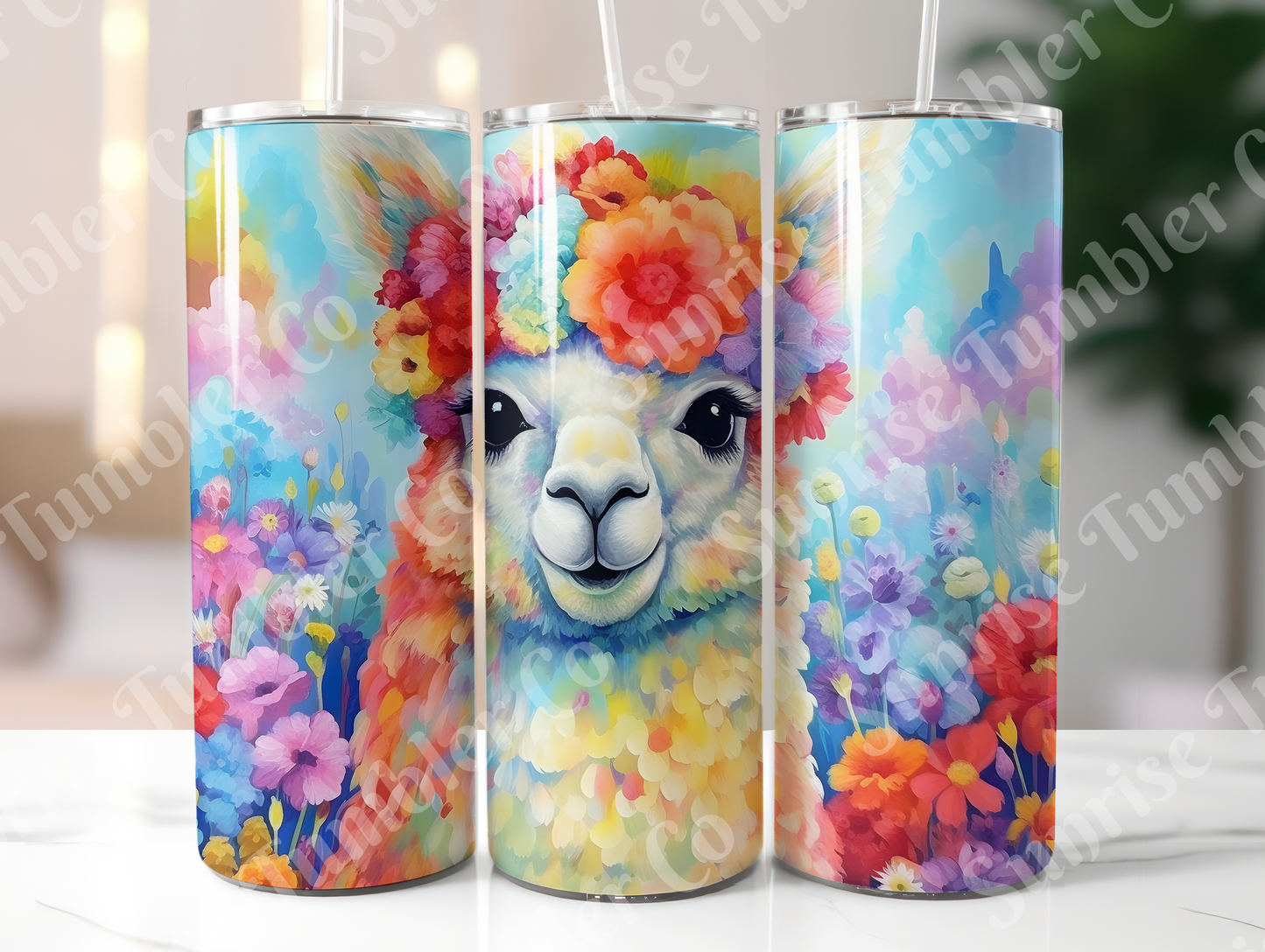 Alpaca Variety- 20oz and 30oz Tumblers (Glow In The Dark Green And Blue Available)