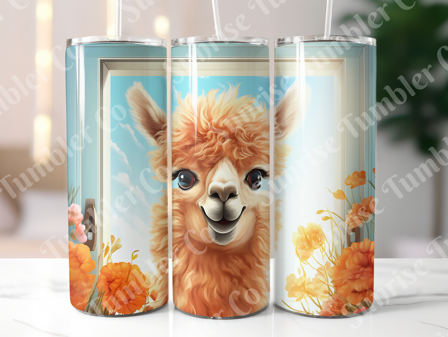 Alpaca Variety- 20oz and 30oz Tumblers (Glow In The Dark Green And Blue Available)