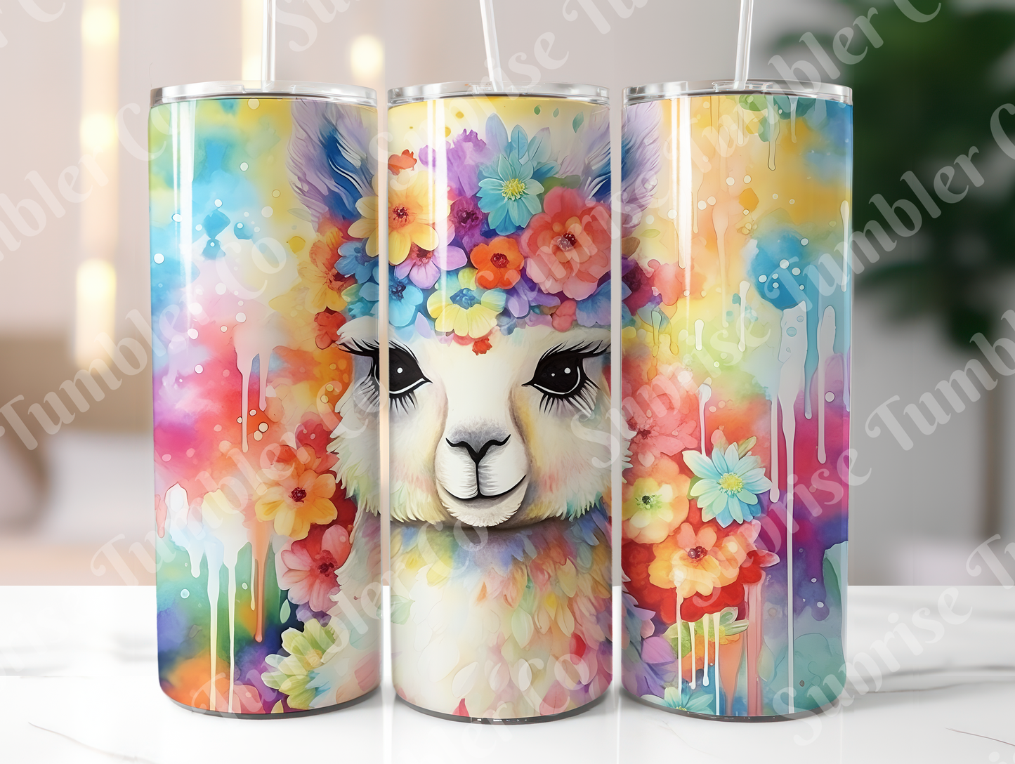 Alpaca Variety- 20oz and 30oz Tumblers (Glow In The Dark Green And Blue Available)