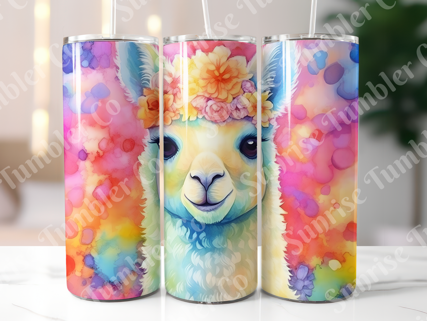 Alpaca Variety- 20oz and 30oz Tumblers (Glow In The Dark Green And Blue Available)