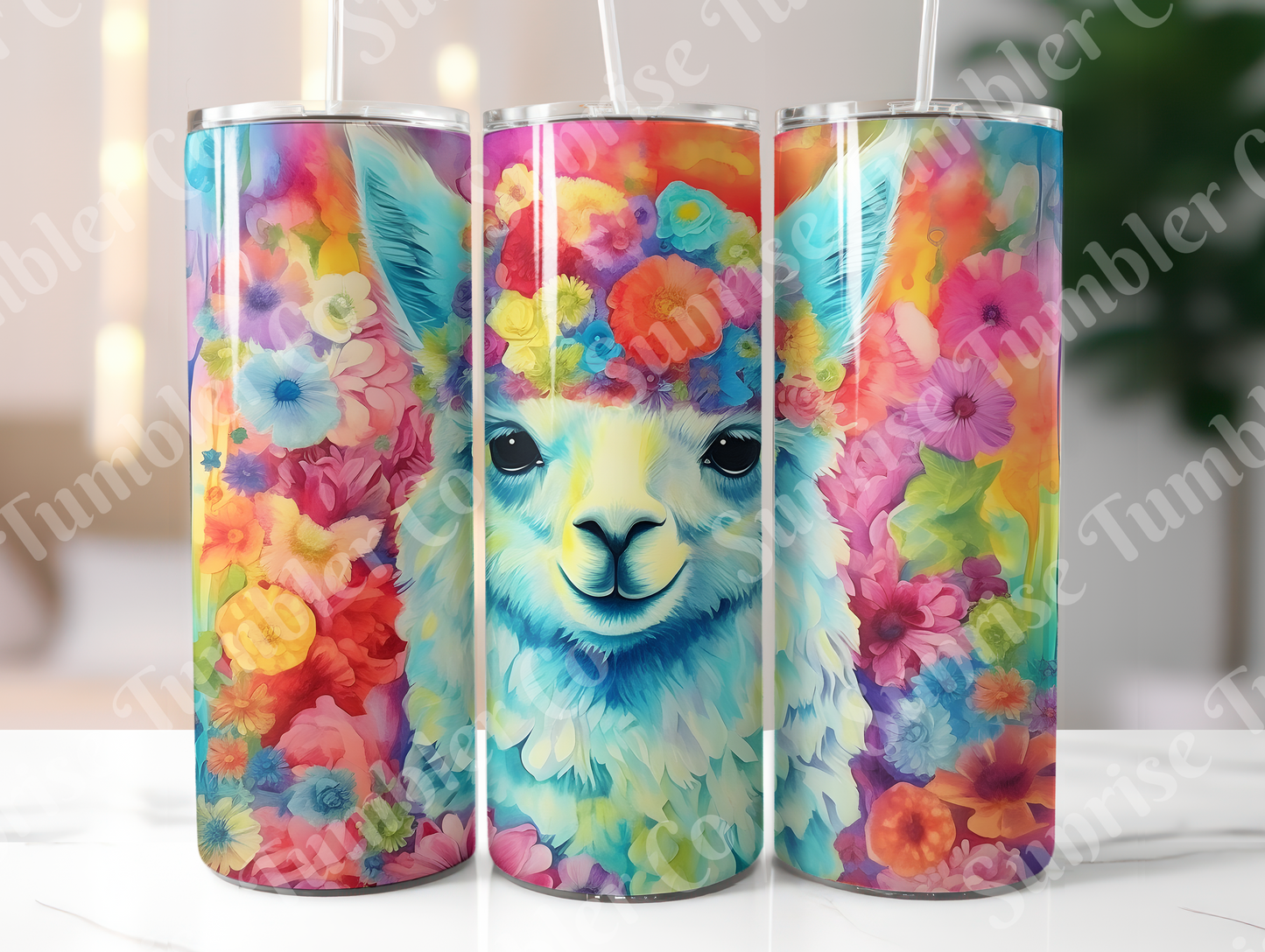 Alpaca Variety- 20oz and 30oz Tumblers (Glow In The Dark Green And Blue Available)