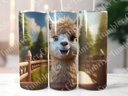 Alpaca Variety- 20oz and 30oz Tumblers (Glow In The Dark Green And Blue Available)