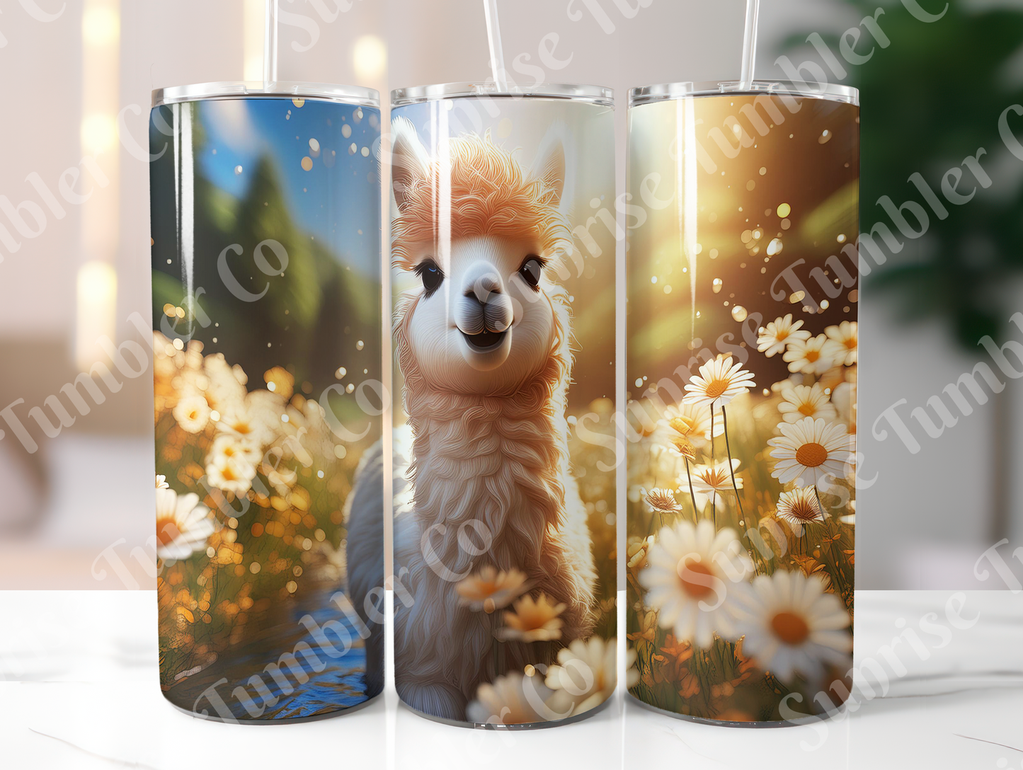 Alpaca Variety- 20oz and 30oz Tumblers (Glow In The Dark Green And Blue Available)