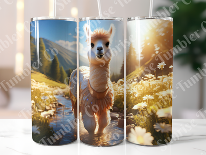 Alpaca Variety- 20oz and 30oz Tumblers (Glow In The Dark Green And Blue Available)