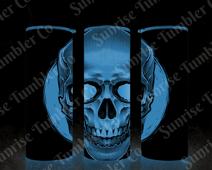 Skulls Variety Part 1 - 20 oz and 30 oz Tumbler (Glow In The Dark Option Available)