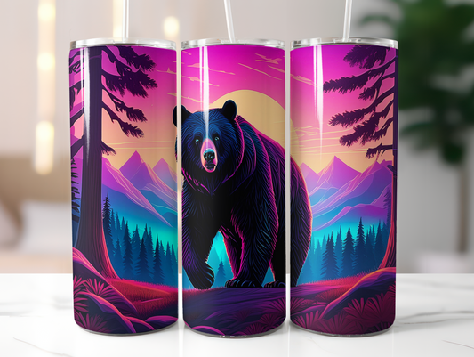 Bear Variety - 20oz and 30oz Tumblers (Glow In The Dark Green And Blue Available)