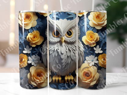 Owl Variety Part 1 - 20oz and 30oz Tumblers (Glow In The Dark Green And Blue Available)