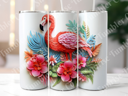 Flamingo Variety Part 2 - 20oz and 30oz Tumblers (Glow In The Dark Green And Blue Available)