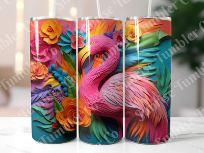 Flamingo Variety Part 1 - 20oz and 30oz Tumblers (Glow In The Dark Green And Blue Available)