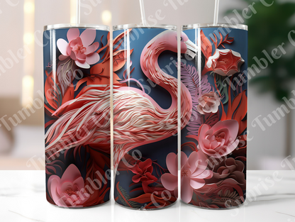 Flamingo Variety Part 2 - 20oz and 30oz Tumblers (Glow In The Dark Green And Blue Available)