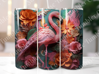 Flamingo Variety Part 2 - 20oz and 30oz Tumblers (Glow In The Dark Green And Blue Available)